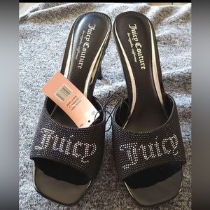 ISO Juicy Couture Rhinestone Slip On Heels